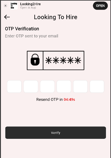 LookingToHire showcase