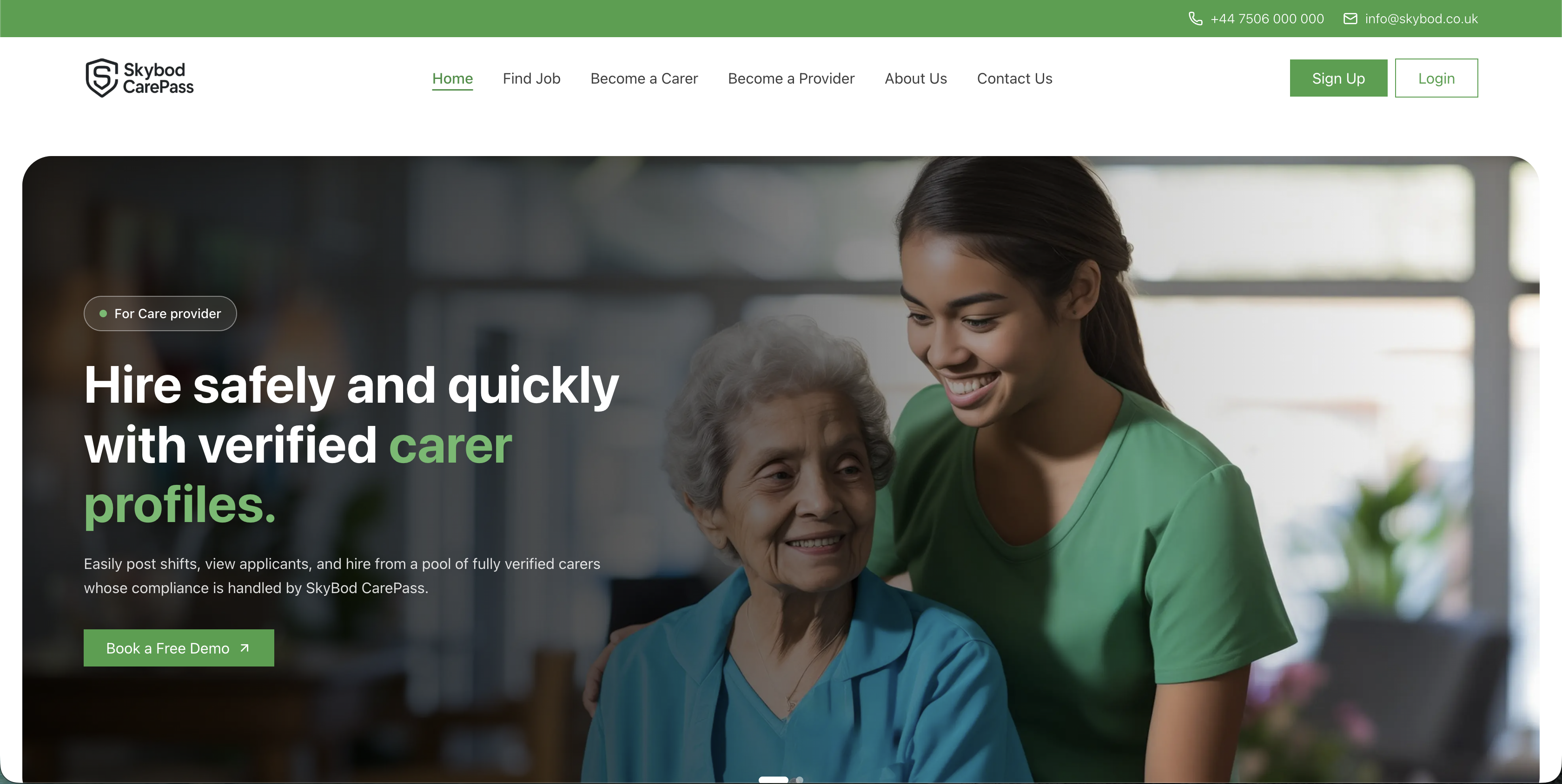 Skybod CarePass showcase